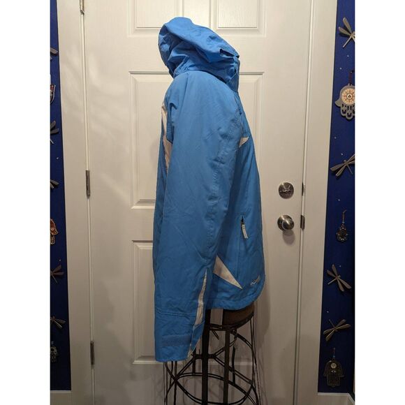 Columbia XCO Women’s Large Interchange 3-in-1 Jacket – Blue – Removable Hood – E - Picture 3 of 16